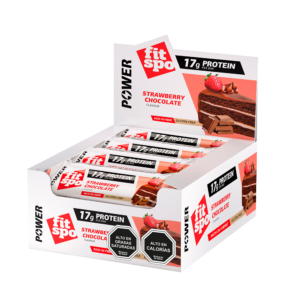 FITSPO POWER PROT CHOCOLATE STRAW - DISPLAY 12 UN