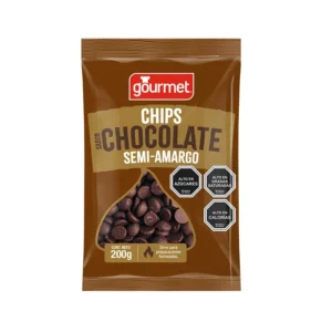 CHIPS DE CHOCOLATE SEMI-AMARGO 200 GR GOURMET