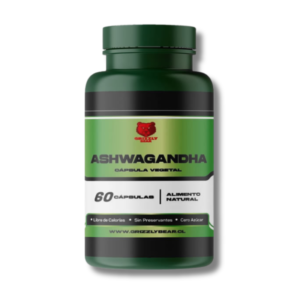ASHWAGANDHA Cápsula Vegetal-60 caps/60 servicios