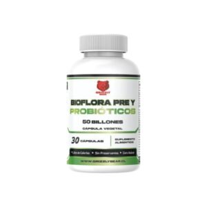 BIOFLORA PRE Y PROBIOTICOS 50 BILLONES 30 CAPSULAS - GRIZZLY BEAR