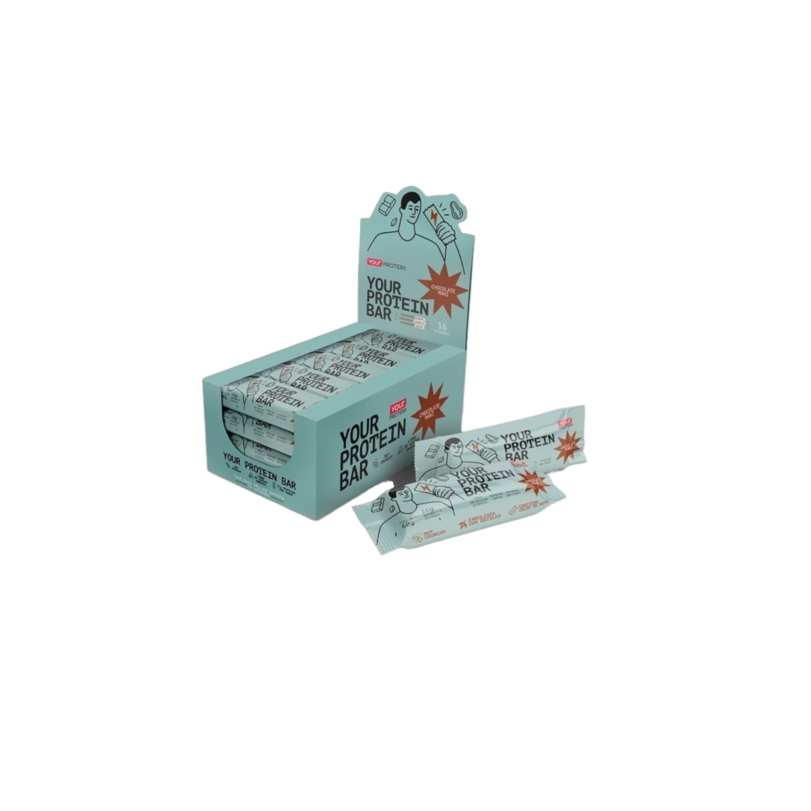 PACK 16 BARRAS YOUR PROTEIN BAR - YOUR PROTEIN