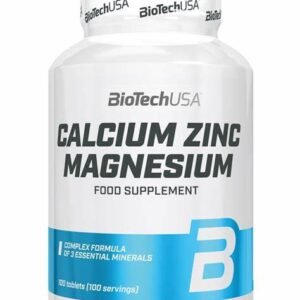 CALCIUM ZINC MAGNESIUM 100 TABLETAS - BIOTECHUSA