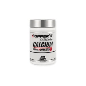 CALCIO 600MG + VITAMINA D 60 TABLETAS - KIFFER