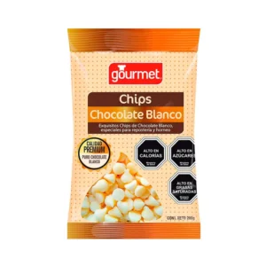 CHIPS DE CHOCOLATE BLANCO 200 GR GOURMET