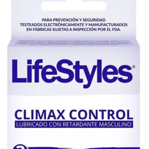 PRESERVATIVOS CLIMAX CONTROL 3 UNIDADES - LIFESTYLES