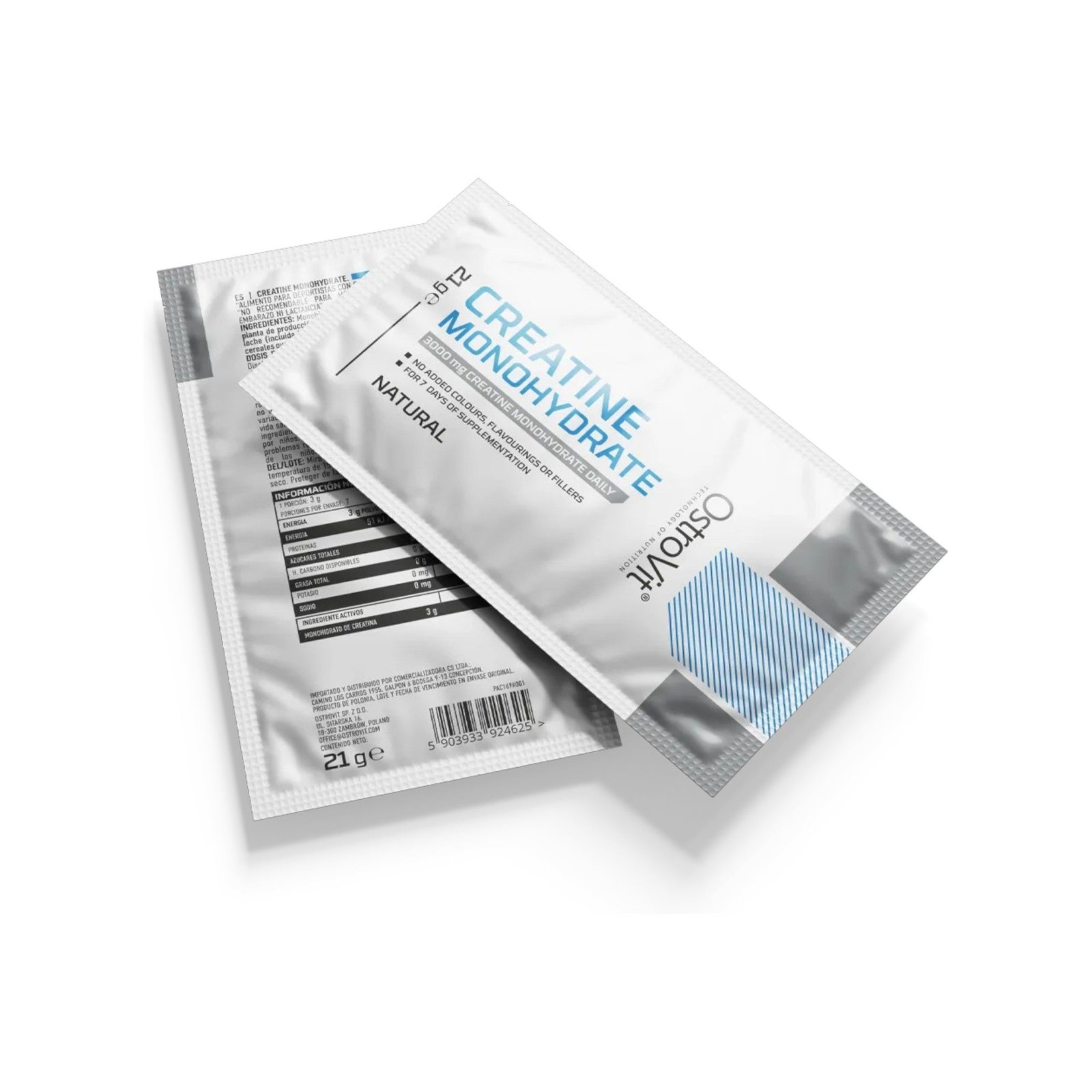 CREATINA SACHET 21GR SIN SABOR - OSTROVIT