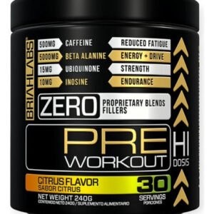 Pre-entreno 240gr 30servicios - Briahlabs