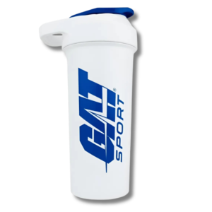 Shaker GAT SPORT c/rejilla mezcladora CIERRE FACIL White 700 ml (Made in USA)