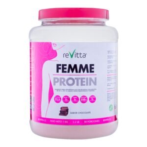 PROTEINA WHEY FEMME 2,2LB 30 SERVICIOS - REVITTA