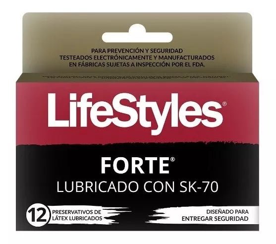 PRESERVATIVOS FORTE 12 UNIDADES - LIFESTYLES