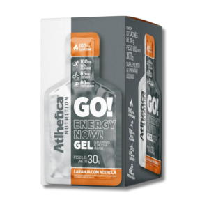 Gel GO! Energy Now!-10 sachets/30 grs, naranja con acerola.