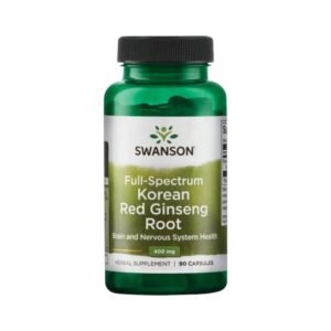 GINSENG COREANO ROJO 400MG 90 CAPSULAS - SWANSON