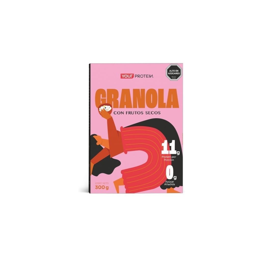 GRANOLA CON FRUTOS SECOS 300GR - YOUR PROTEIN