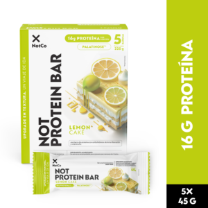Barra de Proteína NotProtein Bar Lemon Cake 5un 45g (6 Displays)