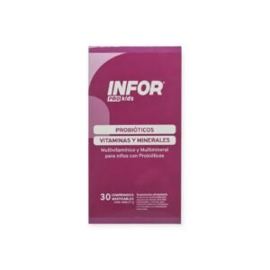 PRO KIDS PROBIOTICOS VITAMINAS Y MINERALES 30 COMP MASTICABLES - INFOR