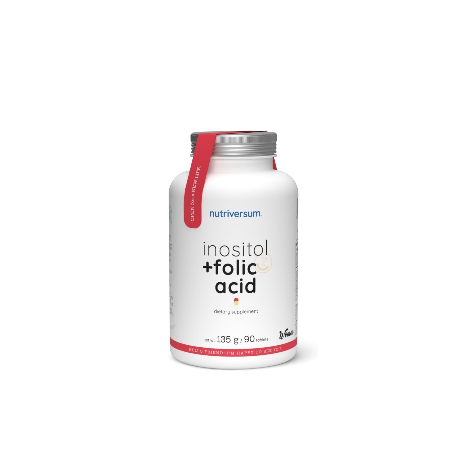 INOSITOL + ACIDO FOLICO 90 TABLETAS - NUTRIVERSUM