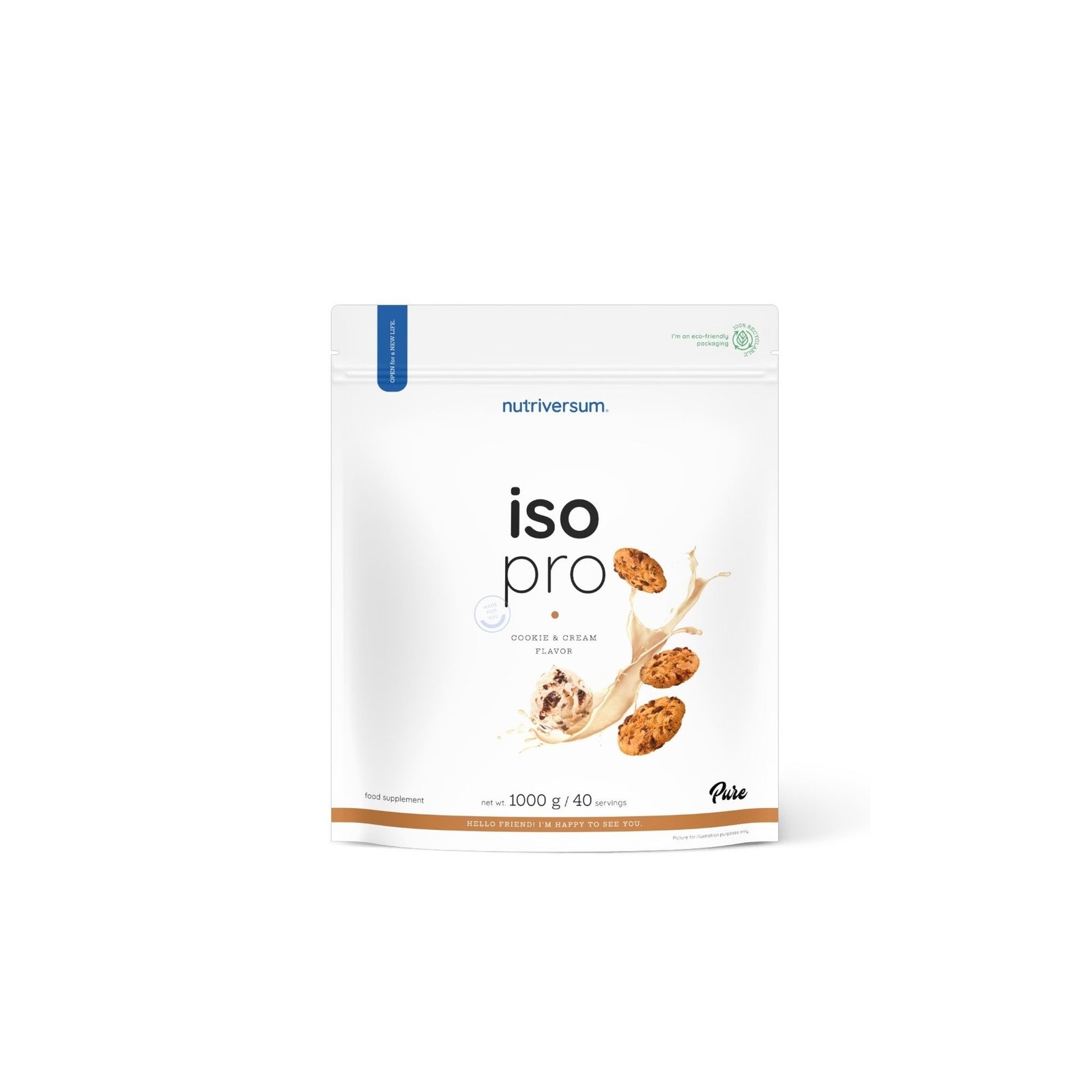 PROTEINA ISO PRO 1000GR 40 SERVICIOS - NUTRIVERSUM