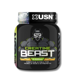 Creatina BEAST Muscle Size & Strength (CREATINA + GLYCINA + TAURINA)-960 grs/16 servicios, orange