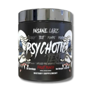 Psychotic TEST Infused Pre-Workout USA-288 grs/30 servicios, lemon lime