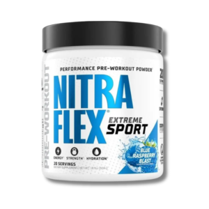 Nitraflex EXTREME SPORT Performance Pre-Workout Powder USA-300 grs/20 servicios, grape cotton candy