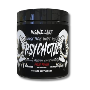 Psychotic BLACK Infused Pre-Workout USA-228 grs/35 servicios, grape