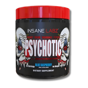 Psychotic RED Infused Pre-Workout USA-208 grs/35 servicios, peach mango