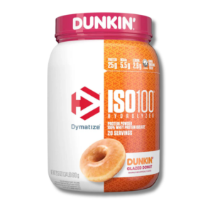 ISO 100 Hydrolyzed DUNKIN 1.34 lbs/20 servicios, glazzed dunkin