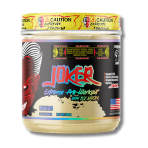 JOKER EXTREME Pre-Workout with TEST BOOSTER USA-300 grs/30 servicios, bloody orange