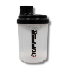 Shaker KIFFER c/rejilla mezcladora Transparente TAPA ROSCA-300 ml