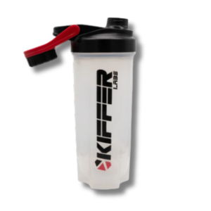 Shaker KIFFER c/batidor Transparente TAPA ROSCA-700 ml