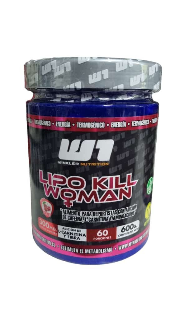 LIPO KILL WOMAN EN POLVO 600GR 60sv - WINKLER NUTRITION