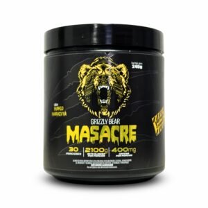 PRE ENTRENO MASACRE 240GR 30 SERVICIOS - GRIZZLY BEAR