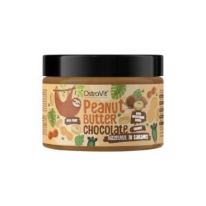 MANTEQUILLA DE MANI CON CHOCOLATE Y AVELLANAS CARAMELIZADAS 500GR - OSTROVIT