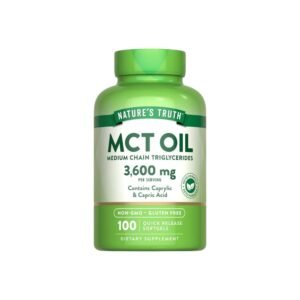 MCT OIL 3600MG 100 CAPSULAS - NATURE'S TRUTH
