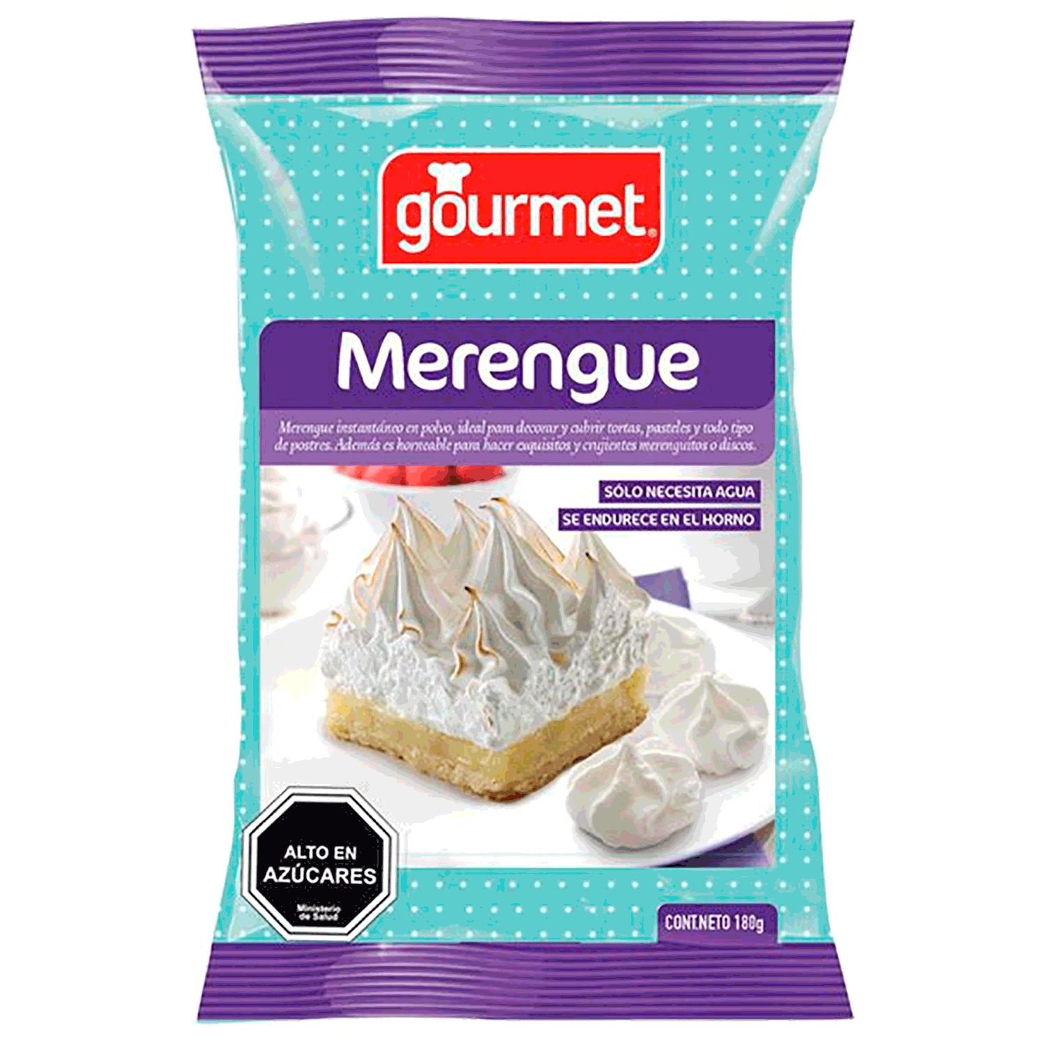 MERENGUE EN POLVO 180 GR GOURMET