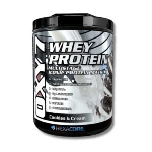 OXY 7 Whey Protein 5 lbs/67 servicios, cookies & cream