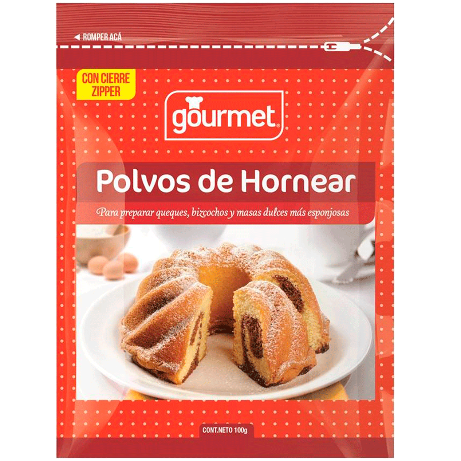 POLVOS DE HORNEAR 100GR GOURMET