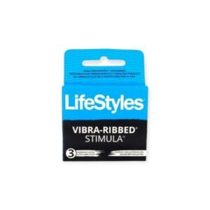 PRESERVATIVOS VIBRA-RIBBED 3 UNIDADES - LIFESTYLES
