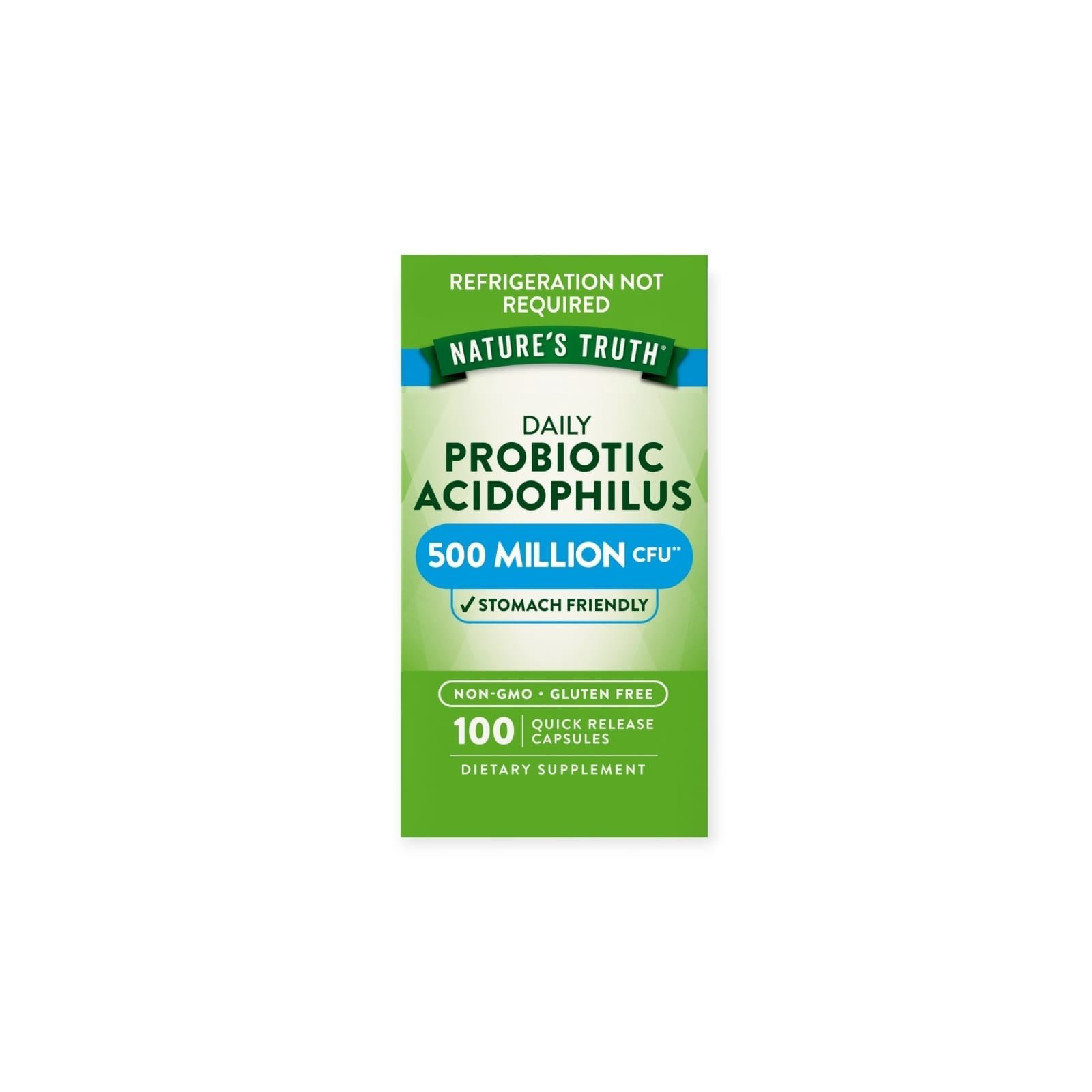 PROBIOTICO ACIDOPHILUS 100 CAPSULAS - NATURE'S TRUTH
