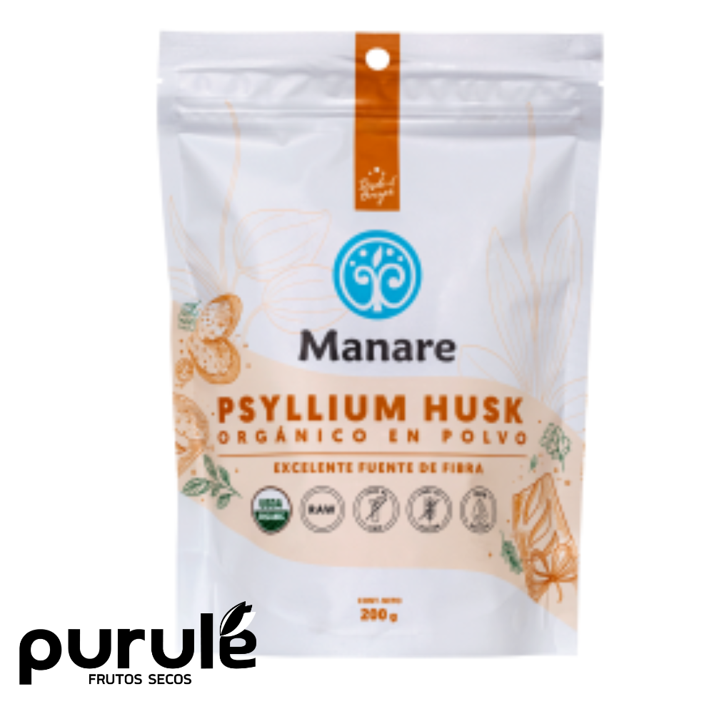 Psyllium Husk Orgánico Manare 200g