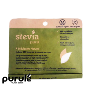 Stevia Pura 10g Dulzura Natural - Sobre