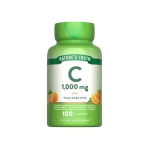 VITAMINA C 100 CAPSULAS + FRUTOS DE ROSA SILVESTRE 1000MG - NATURE'S TRUTH