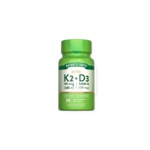VITAMINA ULTRA K2 + MK-7 + D3 - 50 CPS - NATURE'S TRUTH