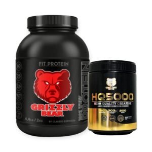 PACK FIT PROTEIN 2KG 60SV + CREATINA 60SV  - GRIZZLY BEAR