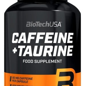 CAFEINA + TAURINA 60 CAPSULAS - BIOTECH USA