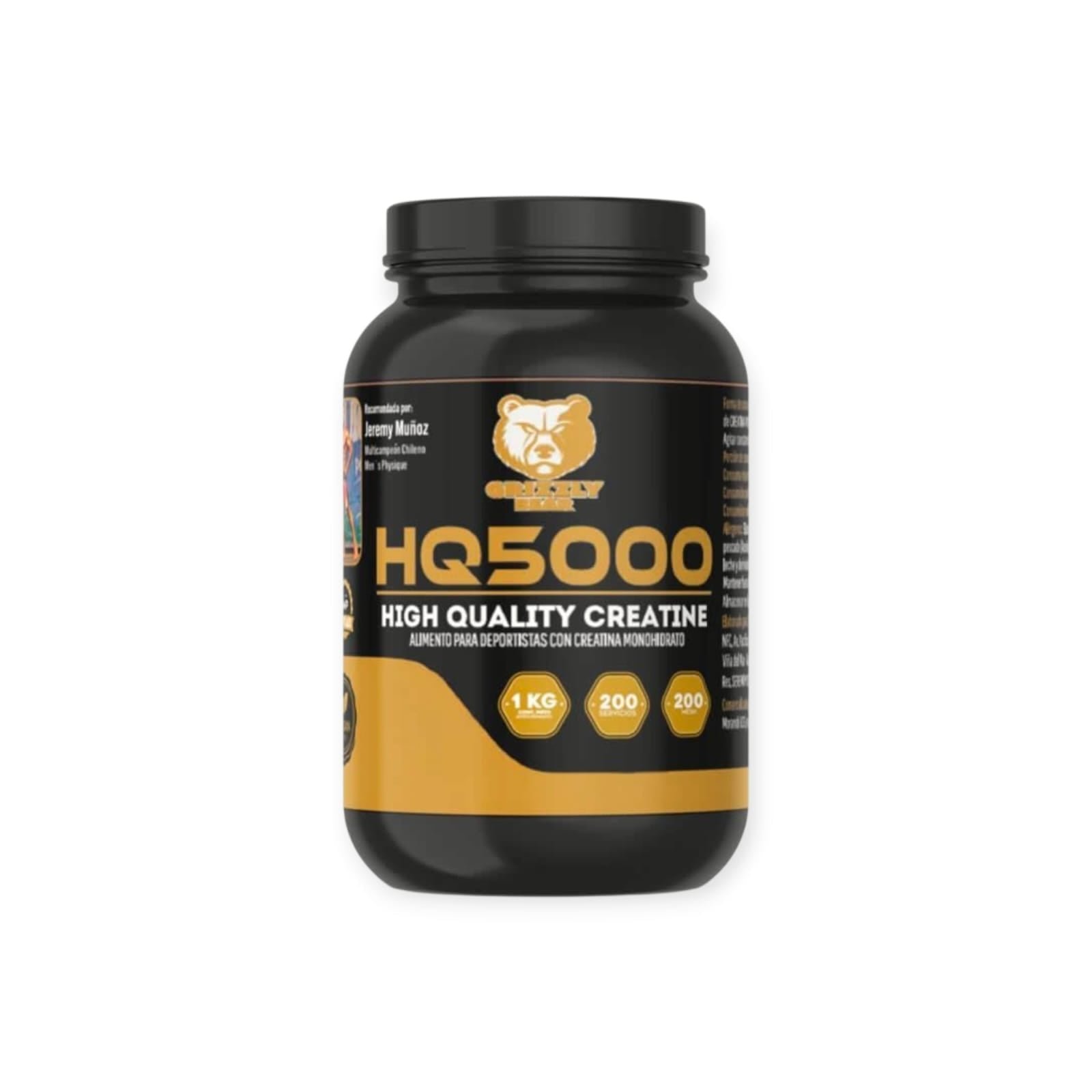 CREATINA MONOHIDRATADA 1 KILO - GRIZZLY BEAR
