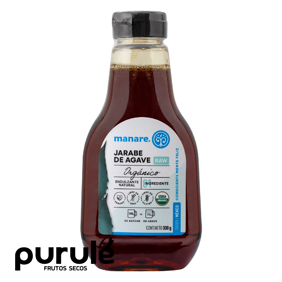 Jarabe de Agave Raw 330g Orgánico Manare