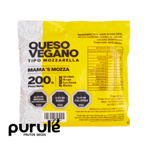 Queso Mozzarella 200 gr Mama’s mozza (solo retiro en tiendas)