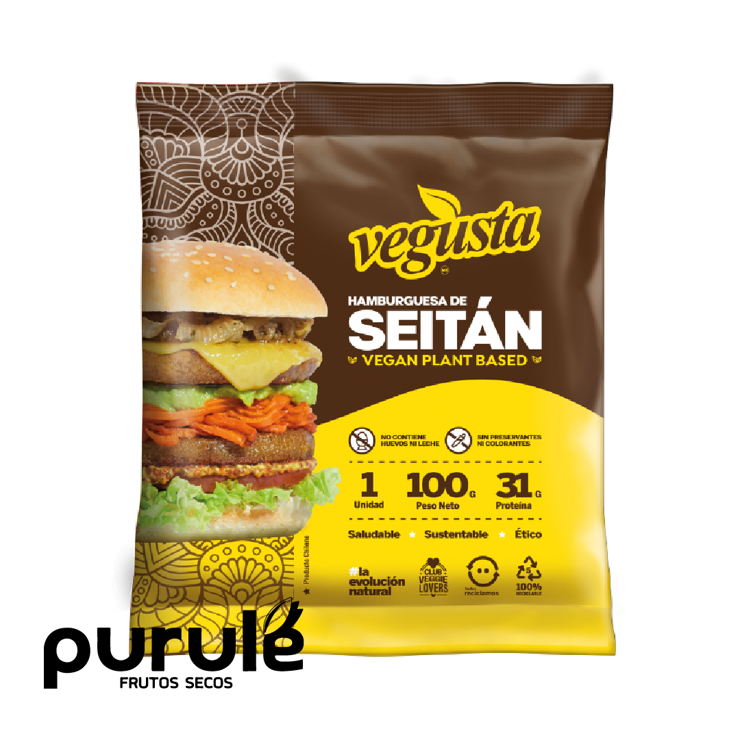 Hamburguesa de seitán individual (Solo retiro en tienda)