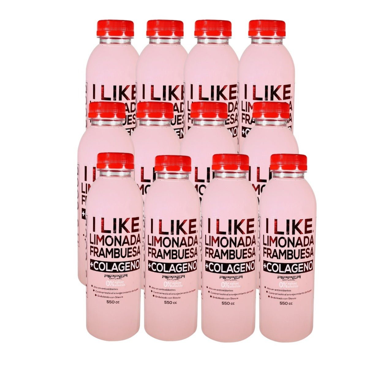 PACK X12 AGUA DE FRUTAS + COLAGENO 55OCC - I LIKE